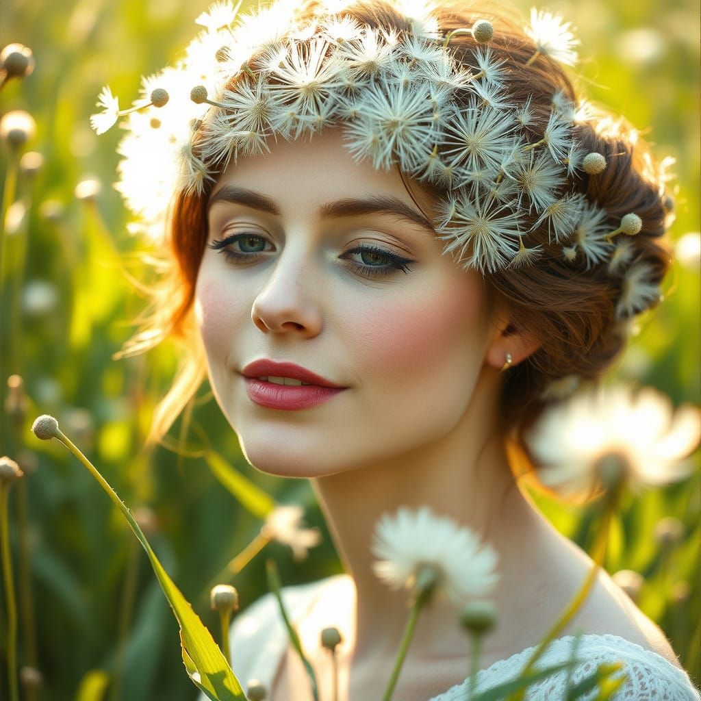 dandelion fluff