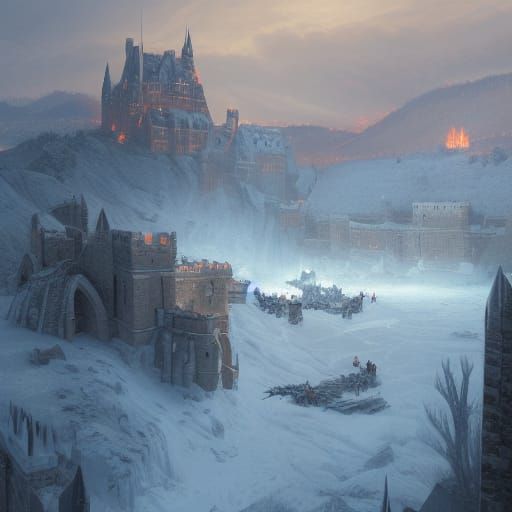 Vampire Empires Clash on Frozen Battlefield