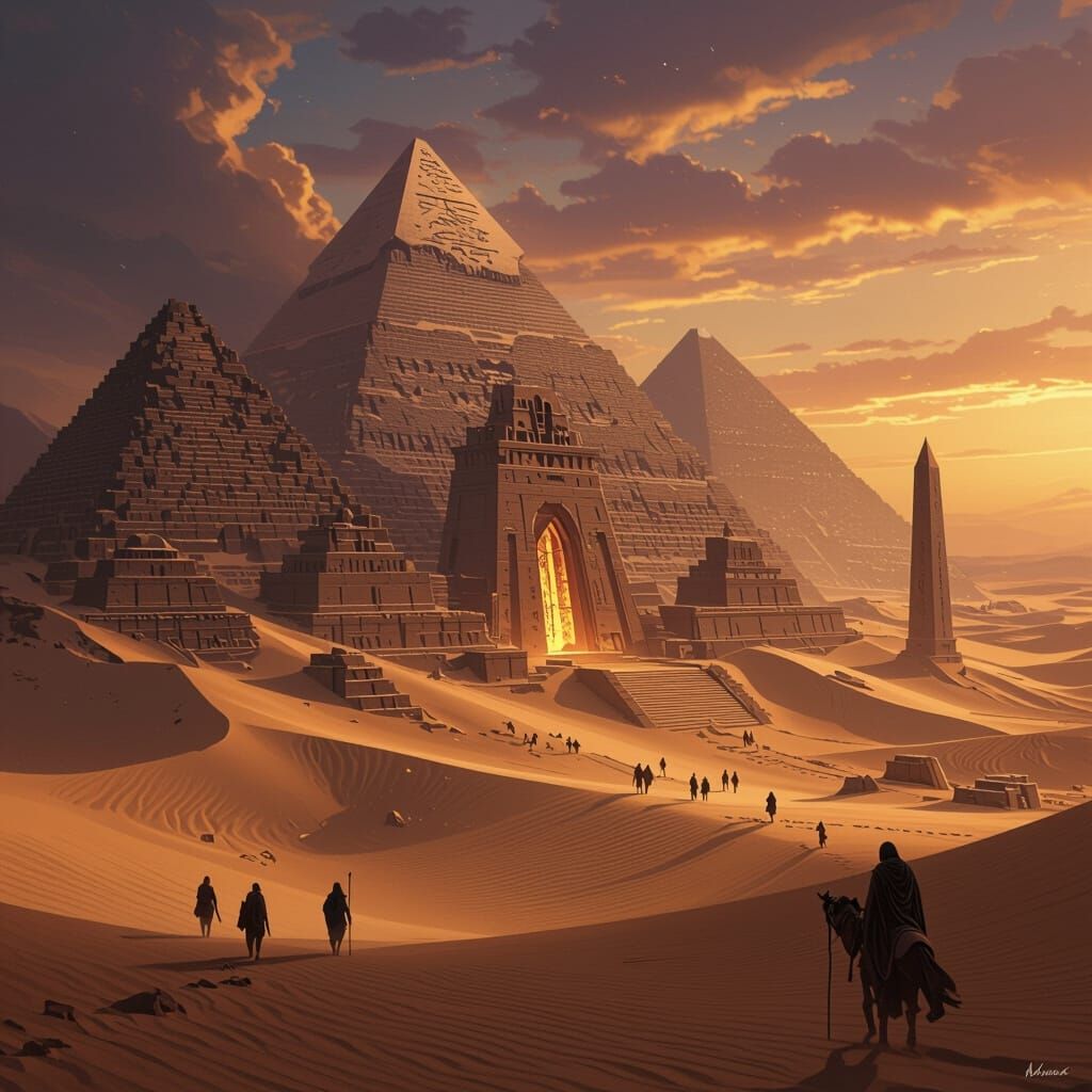 Ancient Desert Metropolis Revealed by Shifting Sands