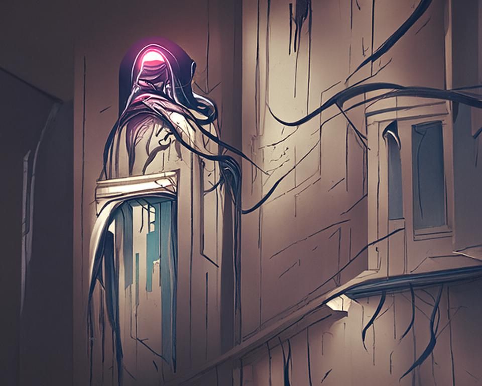 Dark Assassin Lurking: Digital Art in Mumford Style