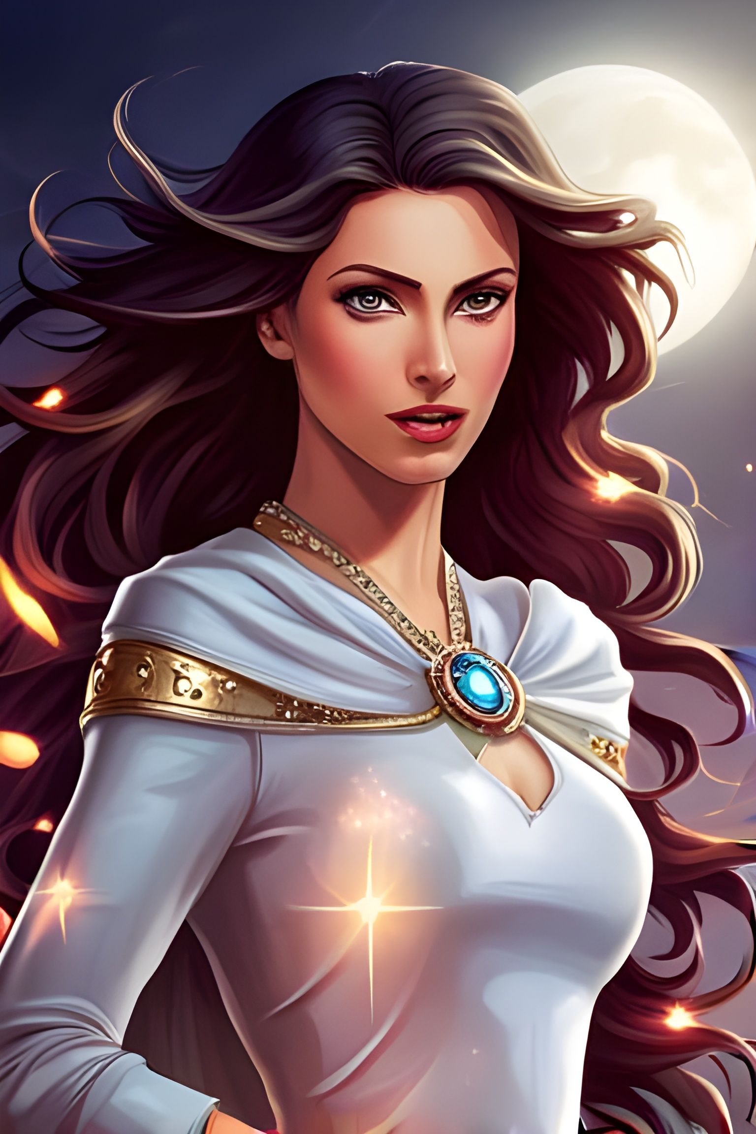 Mary from Shazam Superhero Portrait