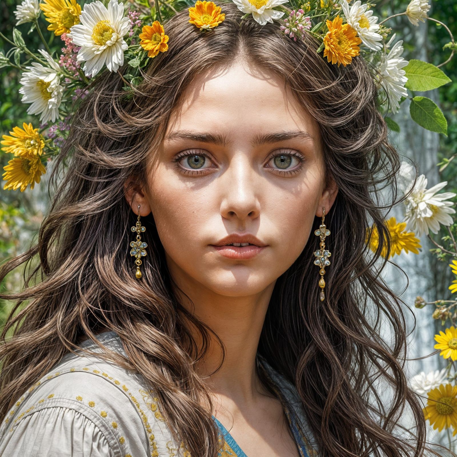 Ethereal Beauty in Hyperrealist Style