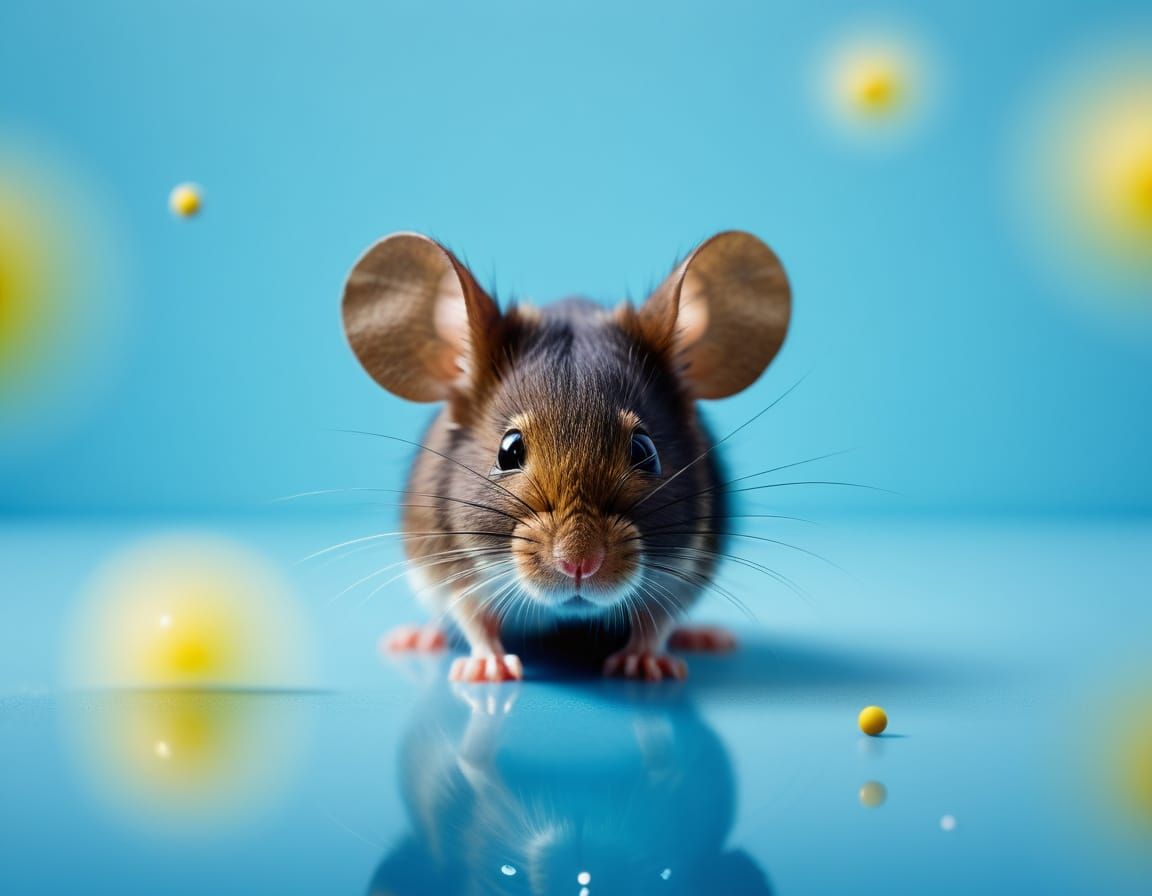 Mouse Achieves Goal in Oversized World