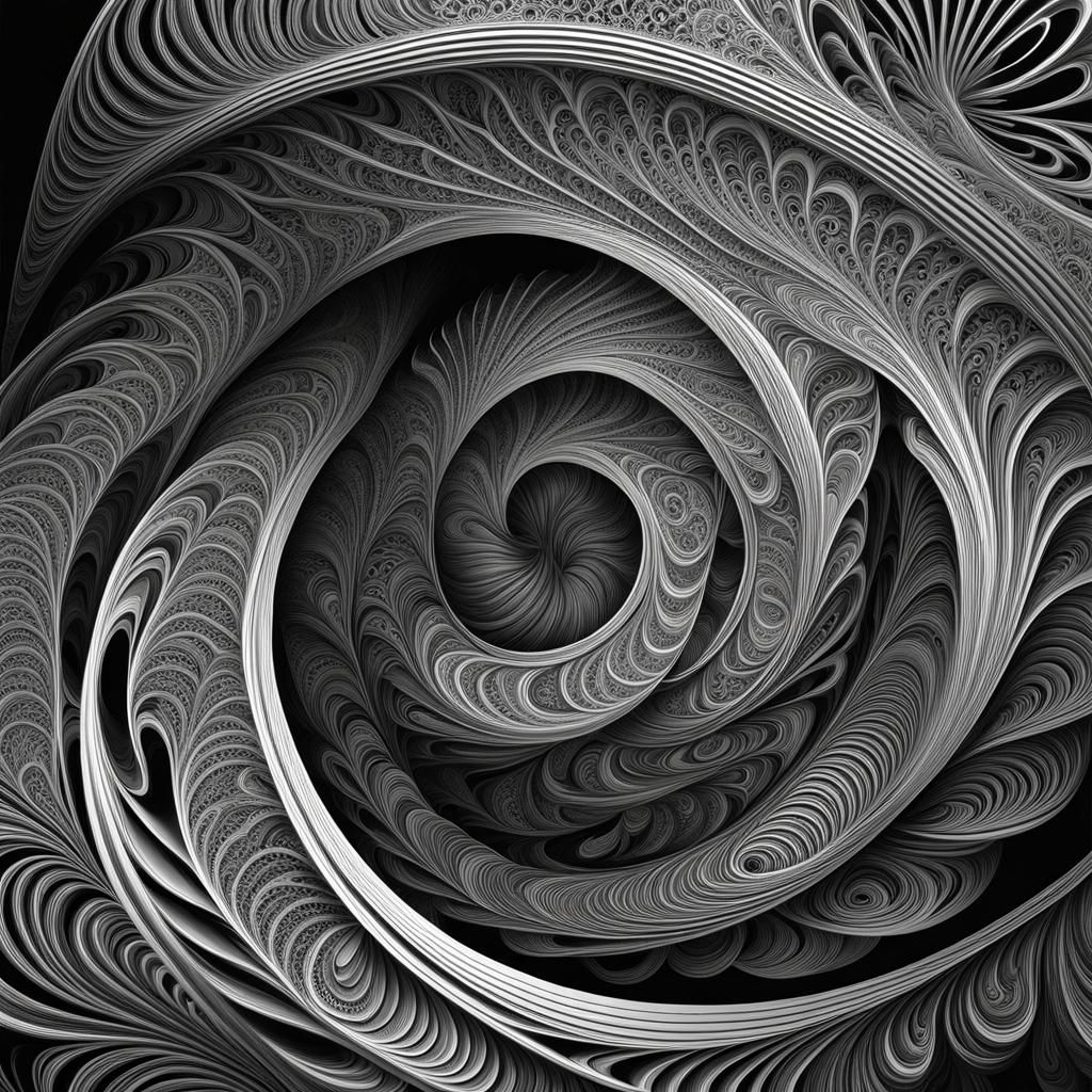 Abstract Cosmic Catastrophe with Fractal Design