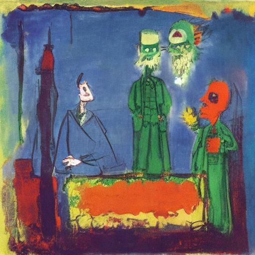 Vampire's Gift: Rothko and Korovin Inspired Art