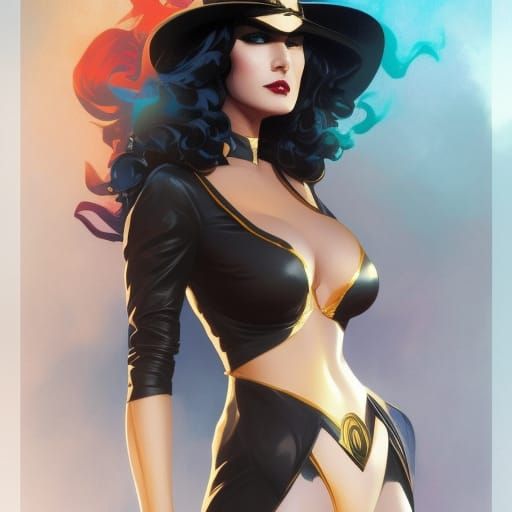Zatanna Portrait in Artgerm Style