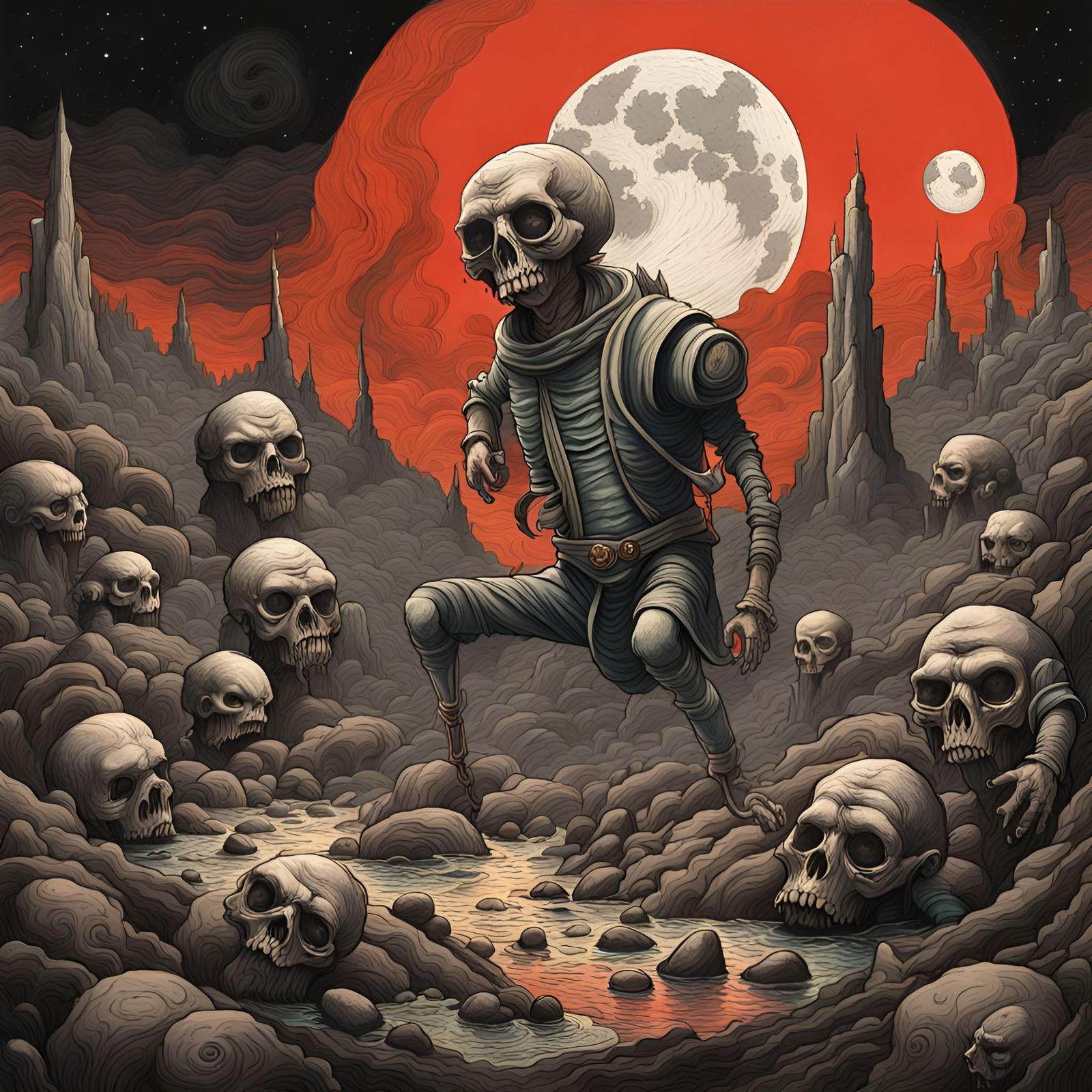 Grotesque Rock Album Cover Art