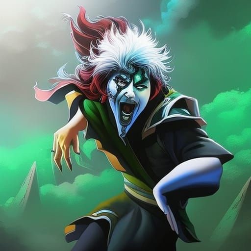 Hyperrealistic Mime Portrait: Nightmares and Laughter