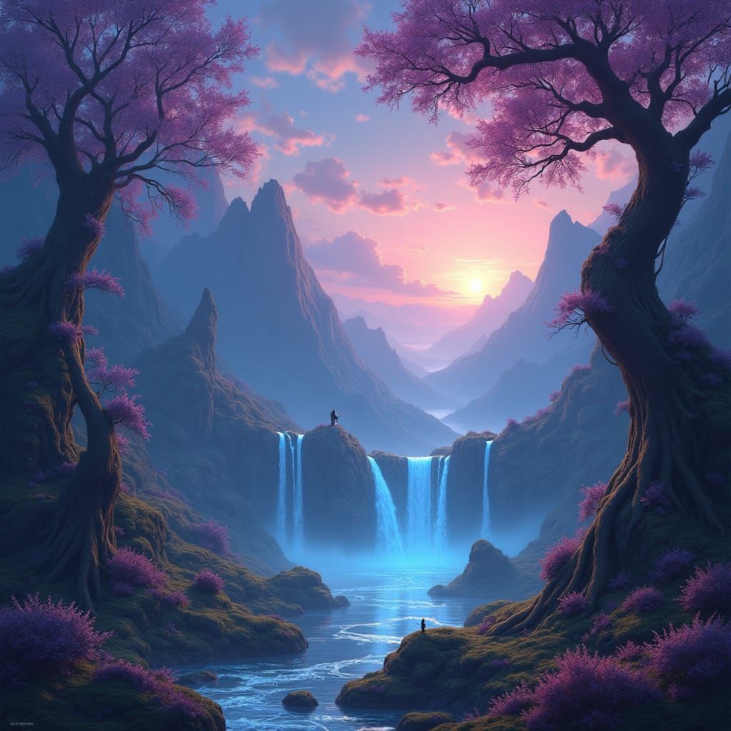 Mystical Realm of Wonder: Dreamlike Landscape