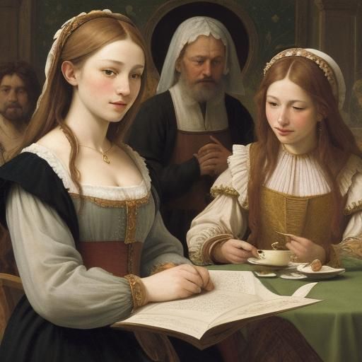 Renaissance Garden Party in Classical Style