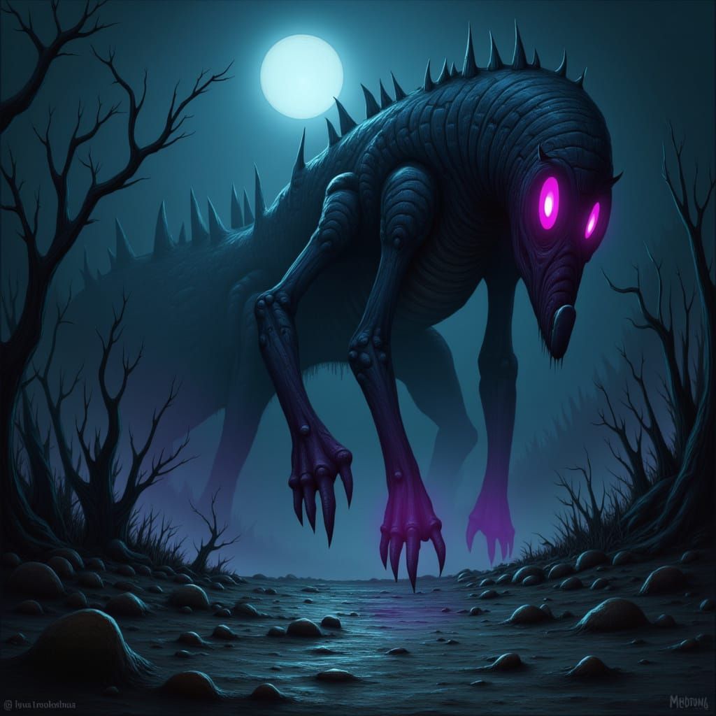 Monstrous Creatures Emerge From Darkness