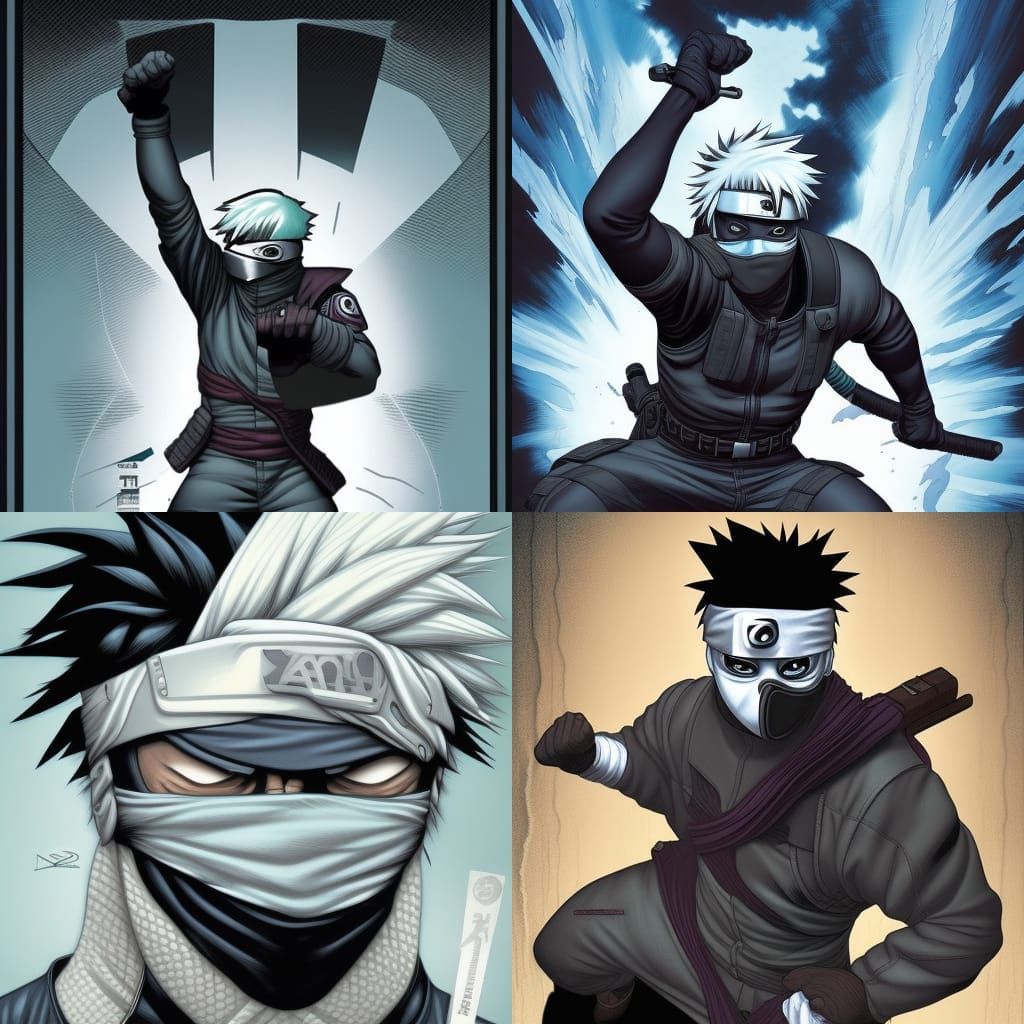 Kakashi Comic Book Art by Mark Brooks and Dan Mumford