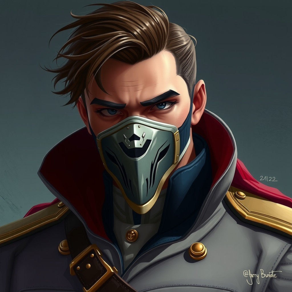 Masked Man in Uniform: Golden Age Illustration