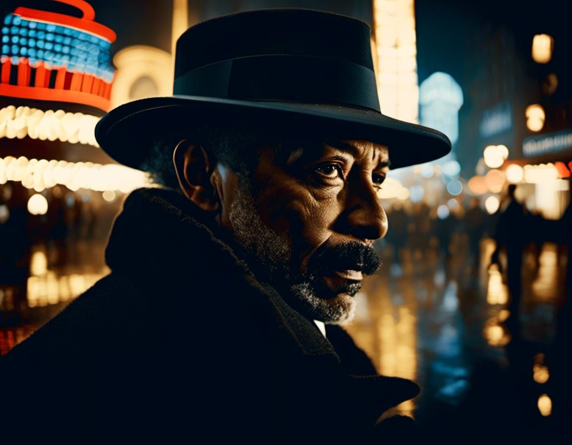 People Walking on City Streets in Soft Focus