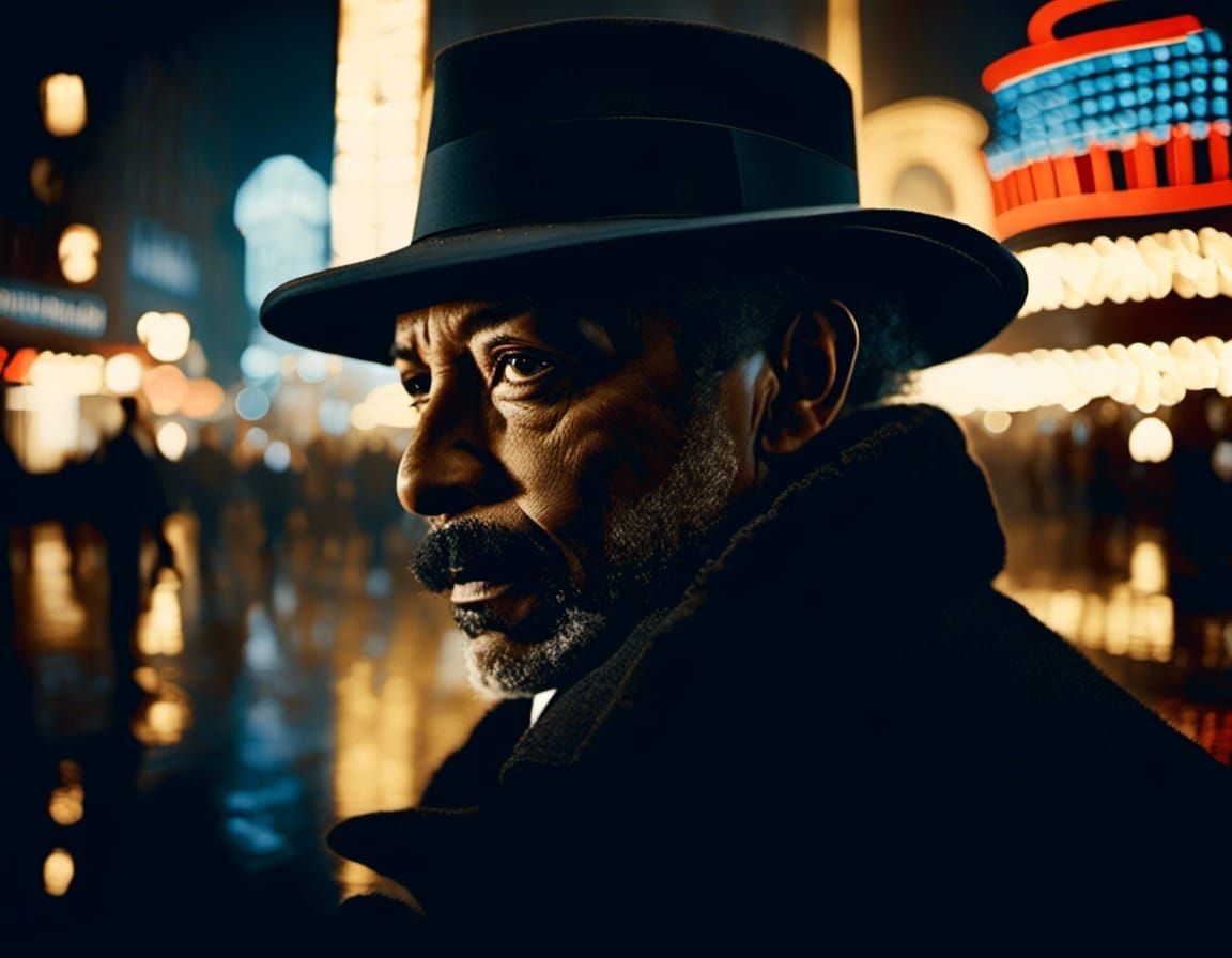 People Walking on City Streets in Soft Focus