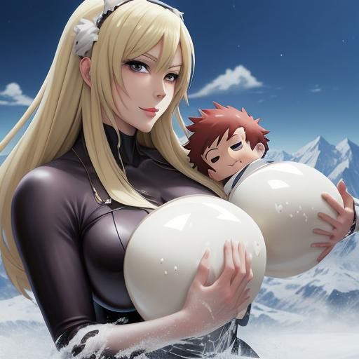 Anime Style Dominant Woman with Submissive Male