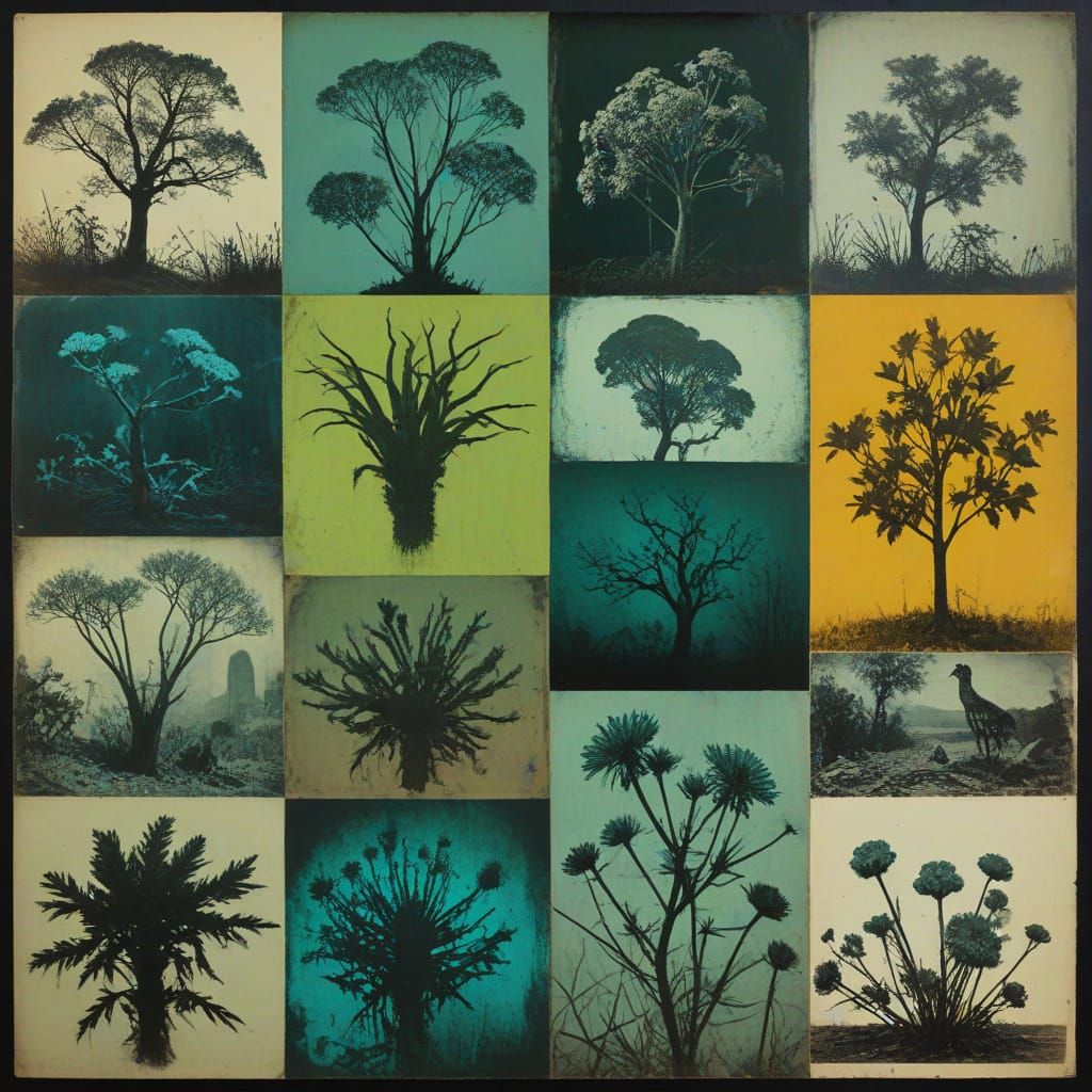 Biopunk Art in Vibrant Autochrome Colors