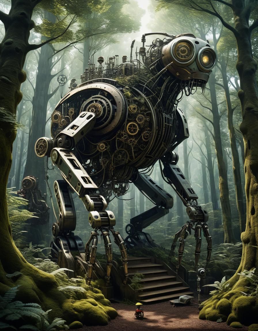 Mechanical Creatures in a Mechanical Forest