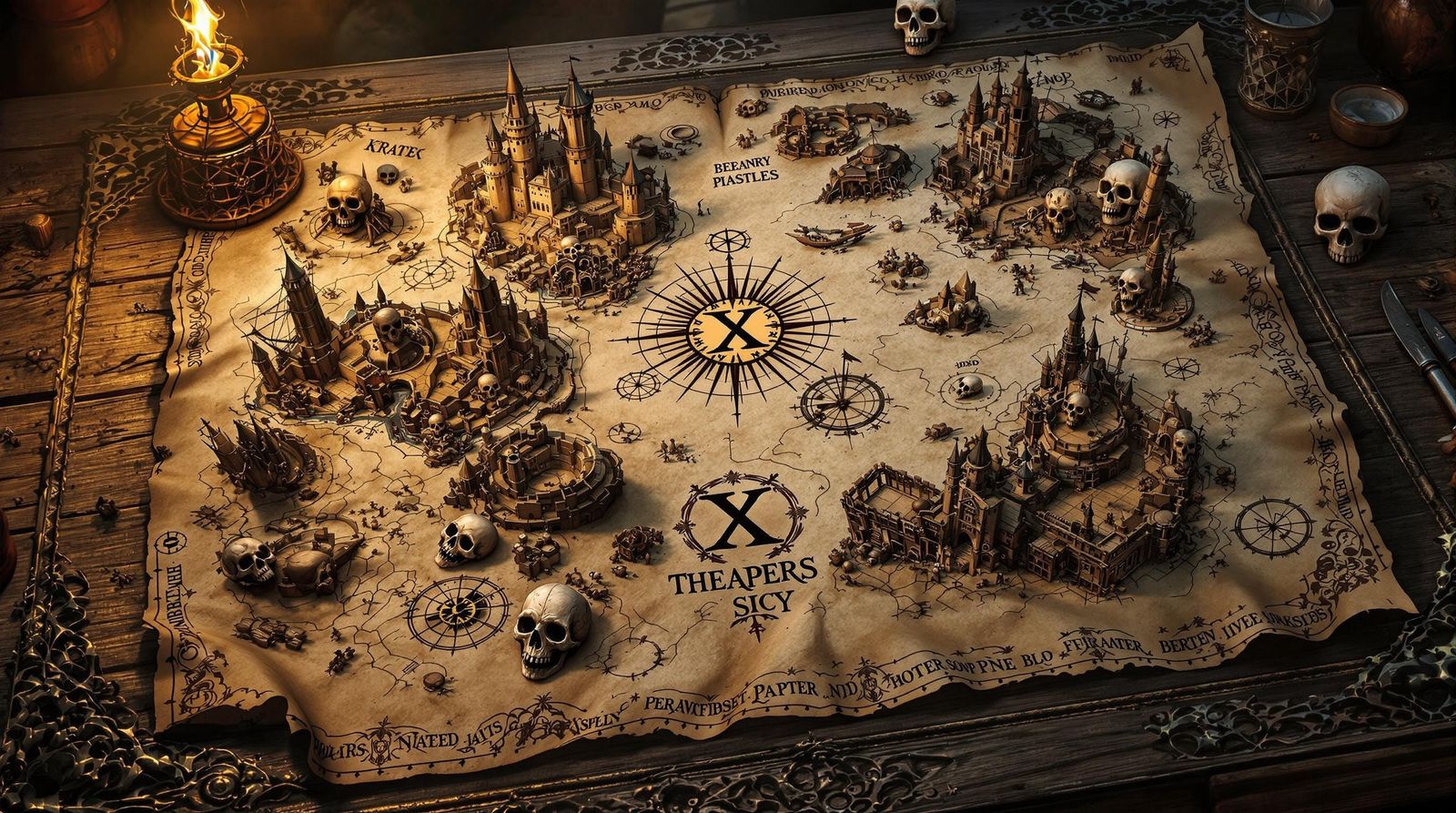 Treacherous Treasure Map Unveils Hidden Riches to Brave Pira...