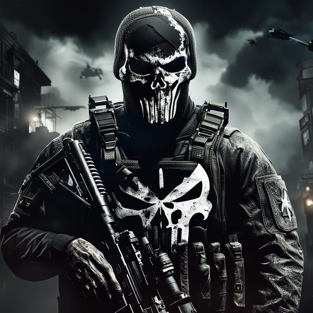 Call of Duty Ghost x The Punisher in 4K