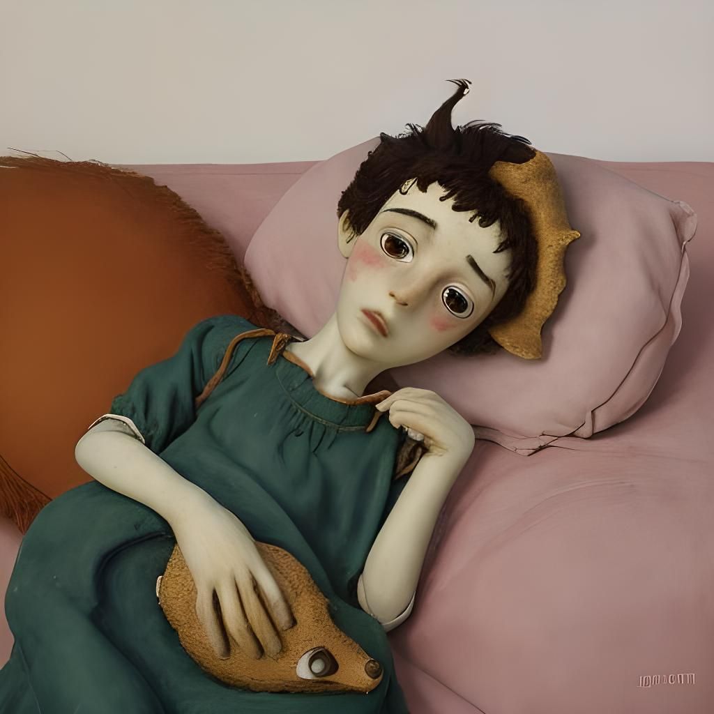 Aardvark in Expressionist Stop-Motion Style