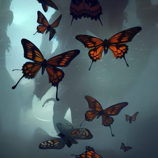 Swarm of Butterflies