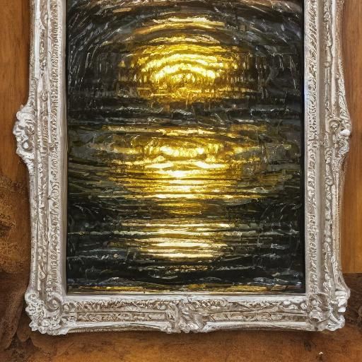 Emotional Portrait of Guiding Light in Vibrant Colors