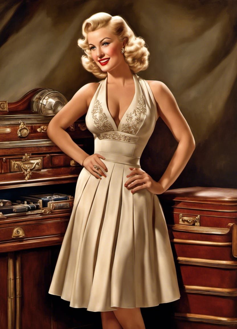 1940s Pin-Up Portrait
