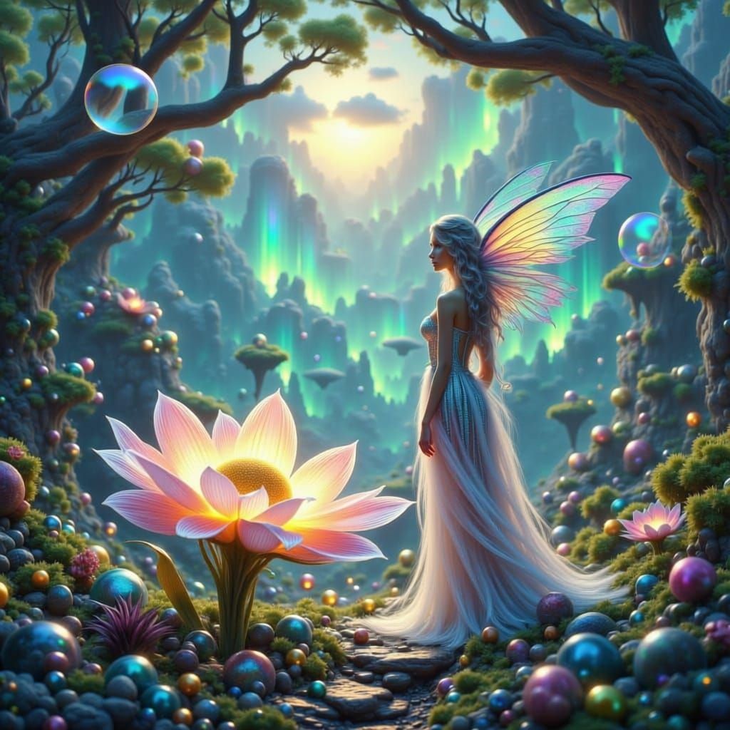 Surreal Iridescent Art of Illusion Vignette