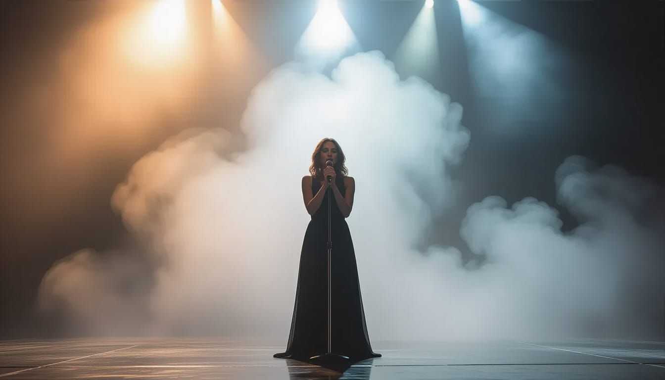 Dramatic Musical Performance on Stage