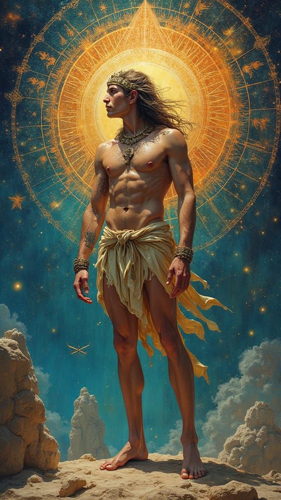 Thoth the Atlantean in Pavel Tchelitchew Style