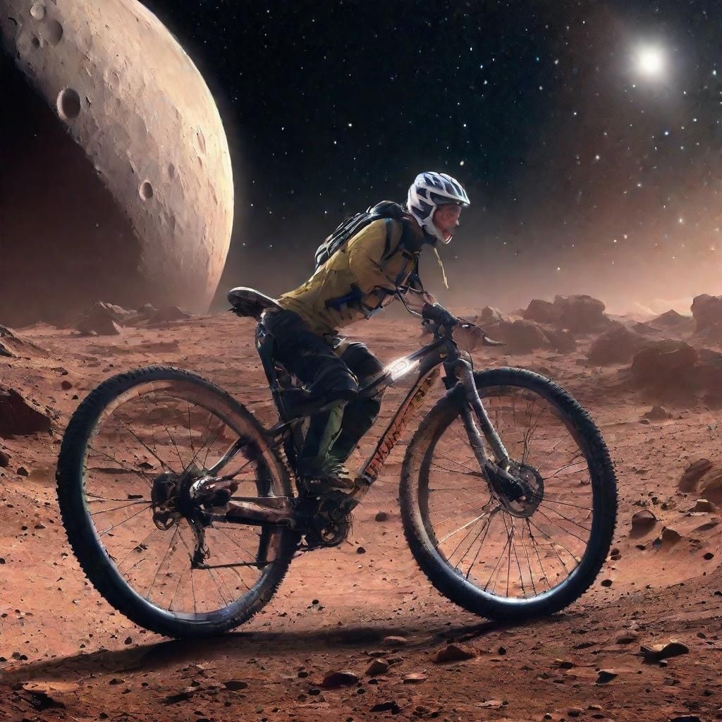 Mountain Biking in the Asteroid Belt