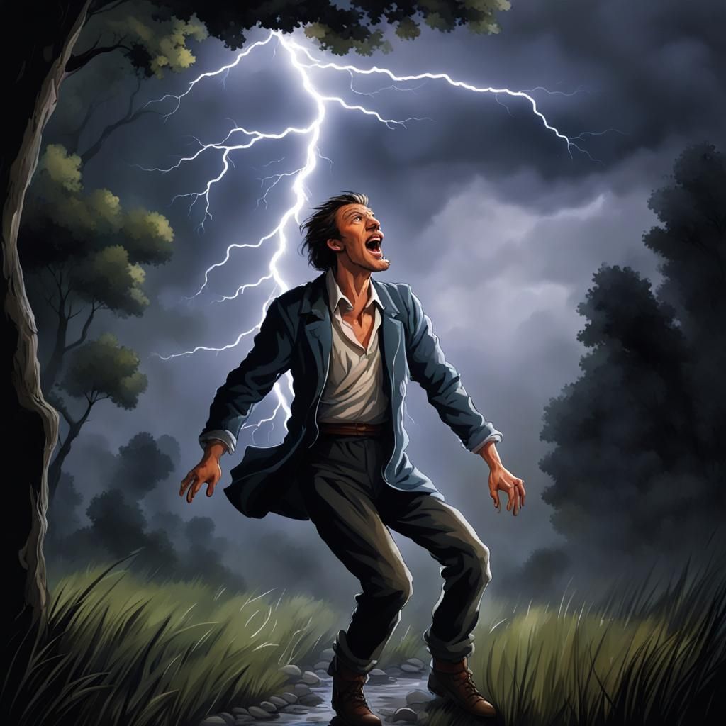 Fool Chasing Lightning: Comic Book Art