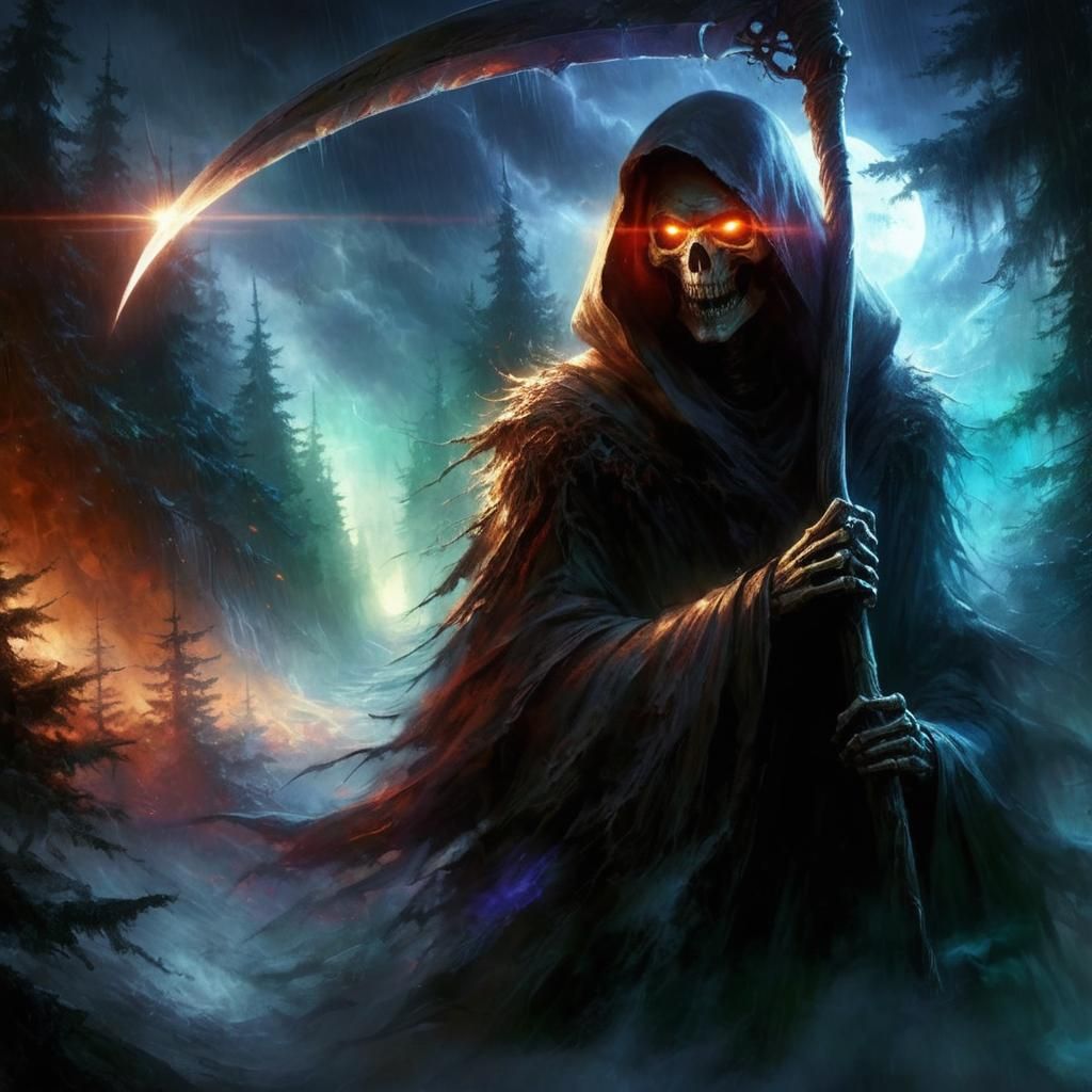 The Grim Reaper Watches Over