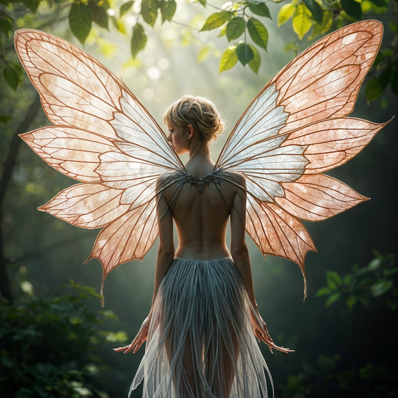 Mythical Fairy in Hyper-Realistic Art Style