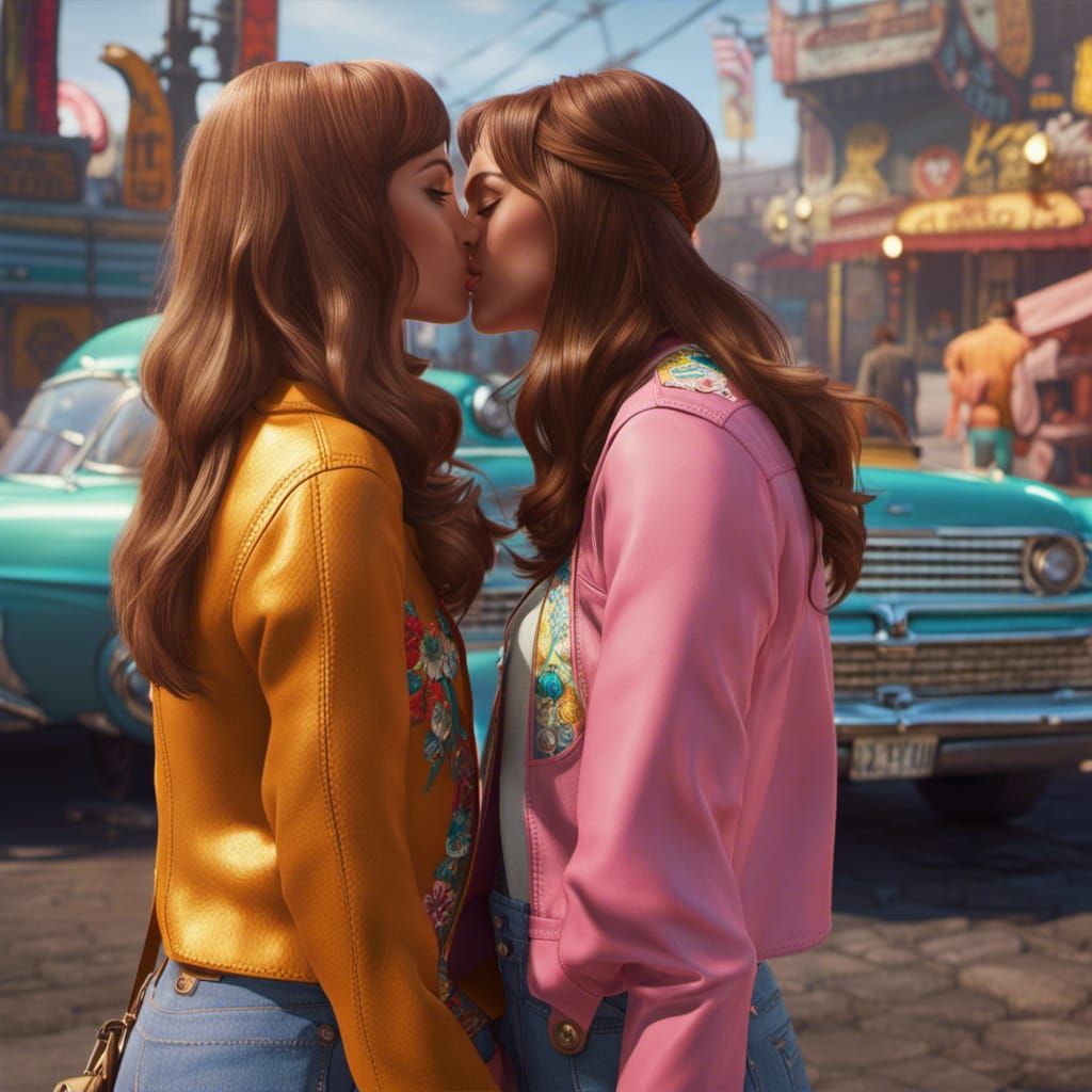 1960s Kiss: Hyperdetailed Concept Art