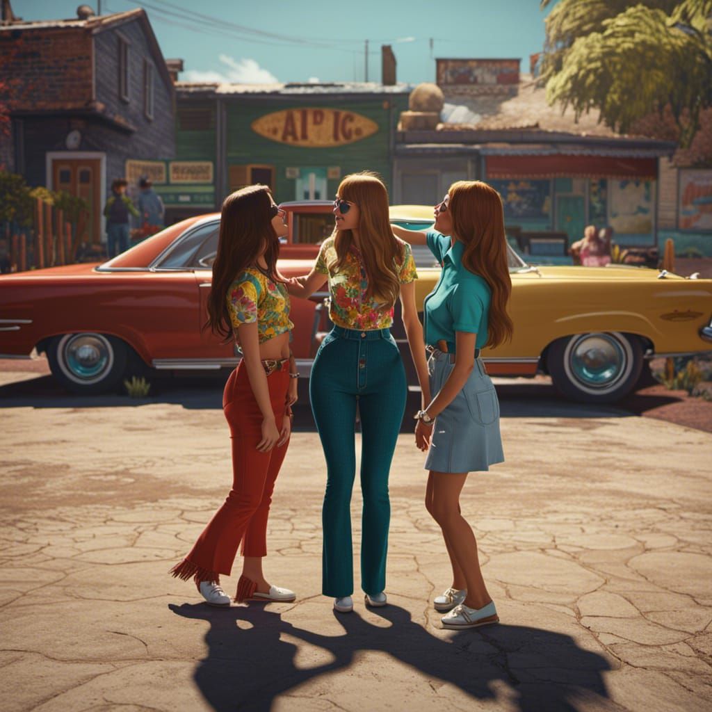 Sixties Romance in Art Nouveau Style