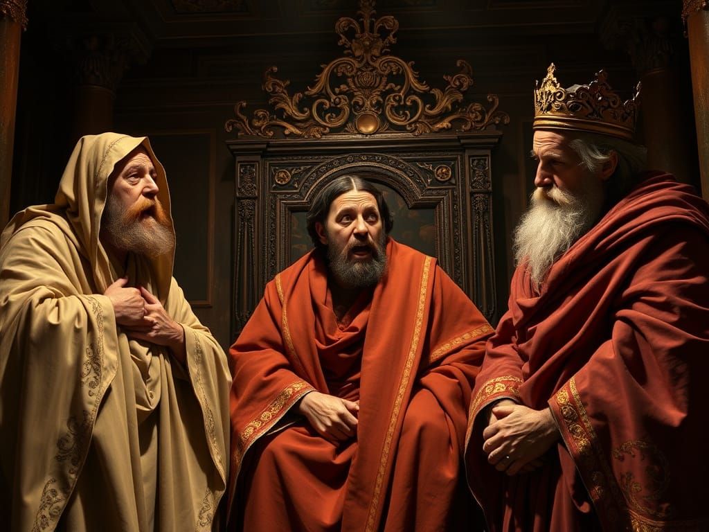 Distressed Messengers Report to King Hezekiah