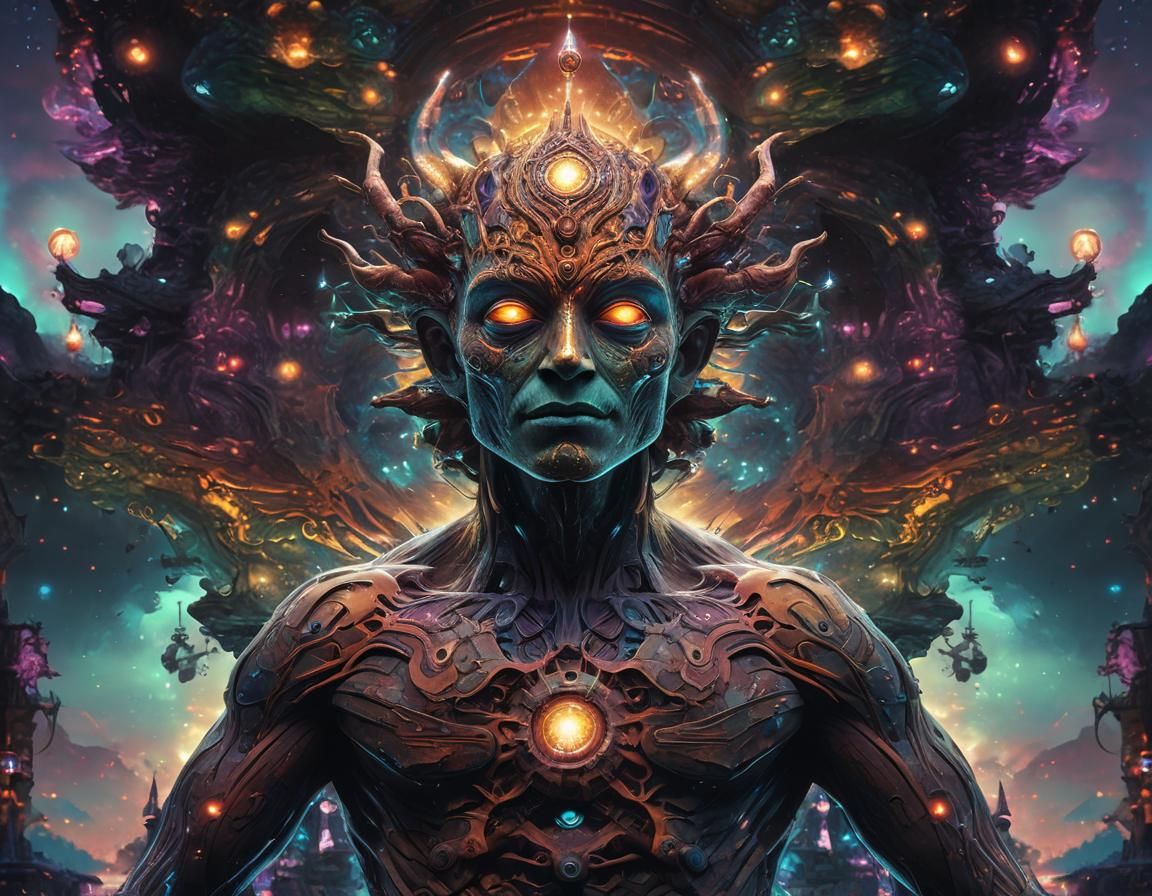 The Omnipotent not of this earth, but within us, if we can open and expand our minds to see, do, be....