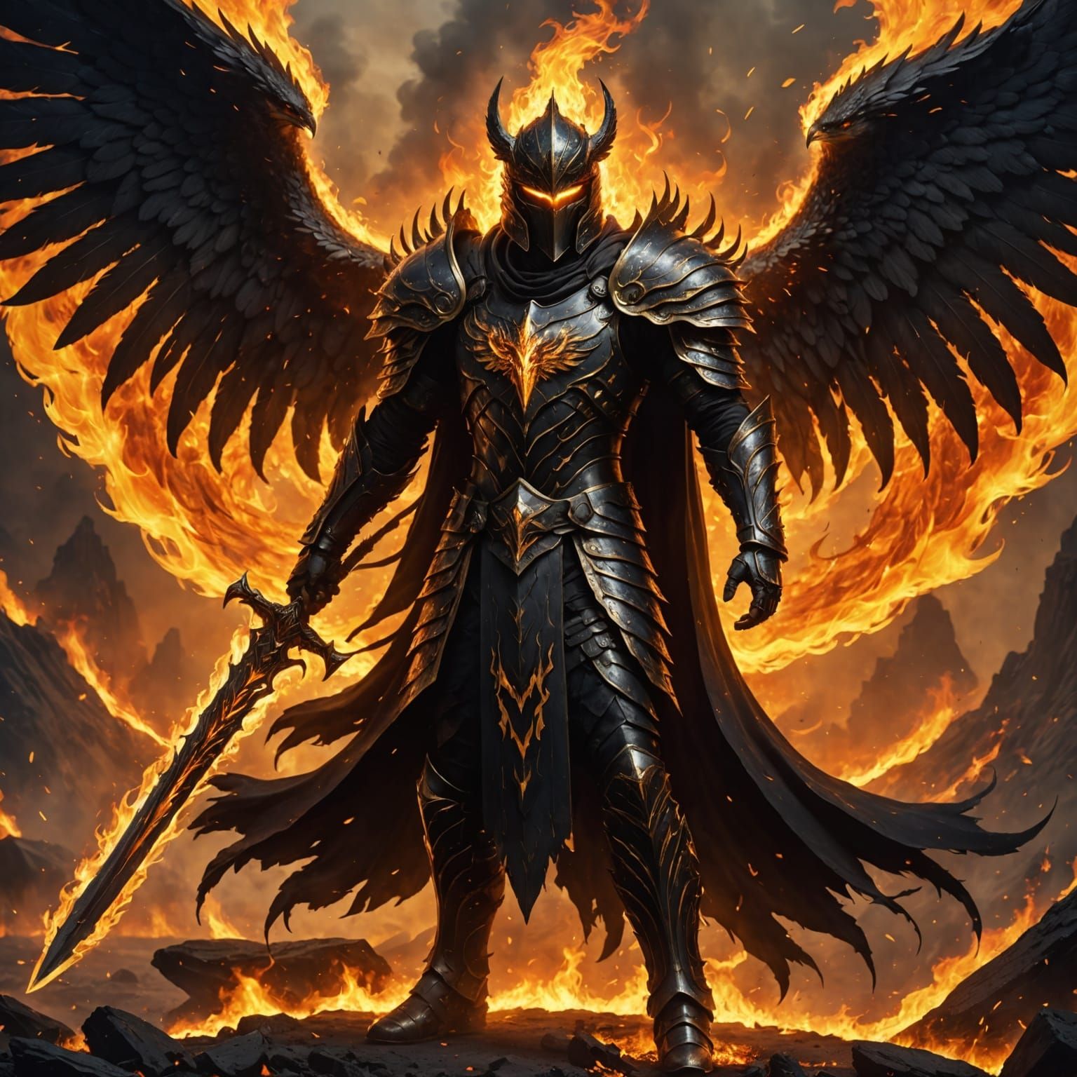 Warrior King of Blazing Inferno and Volcanic Fury