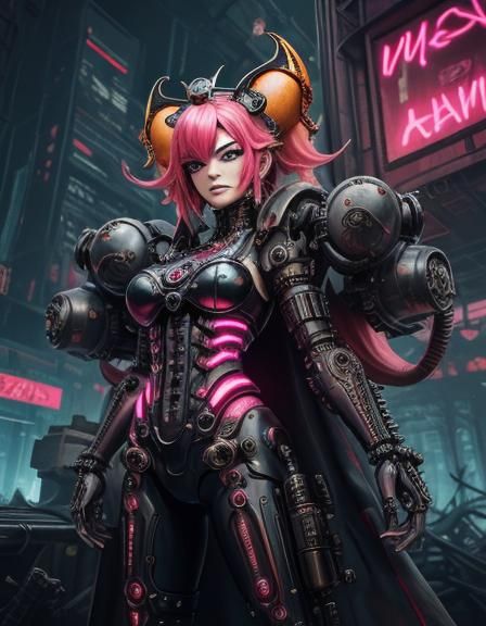 Big eyes, big head, small body, small arms,chibi. Dark sexua...