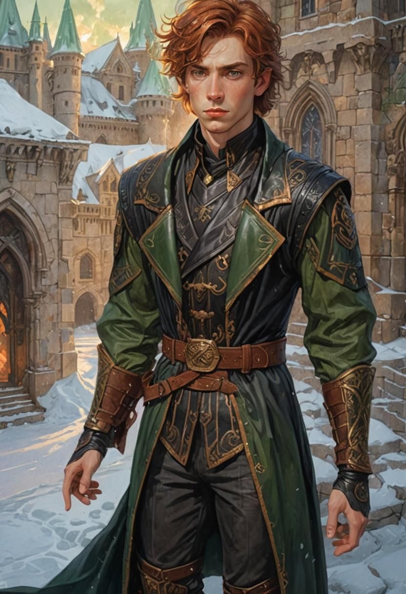 Night's Watch Sentinel in Dark Fantasy Style