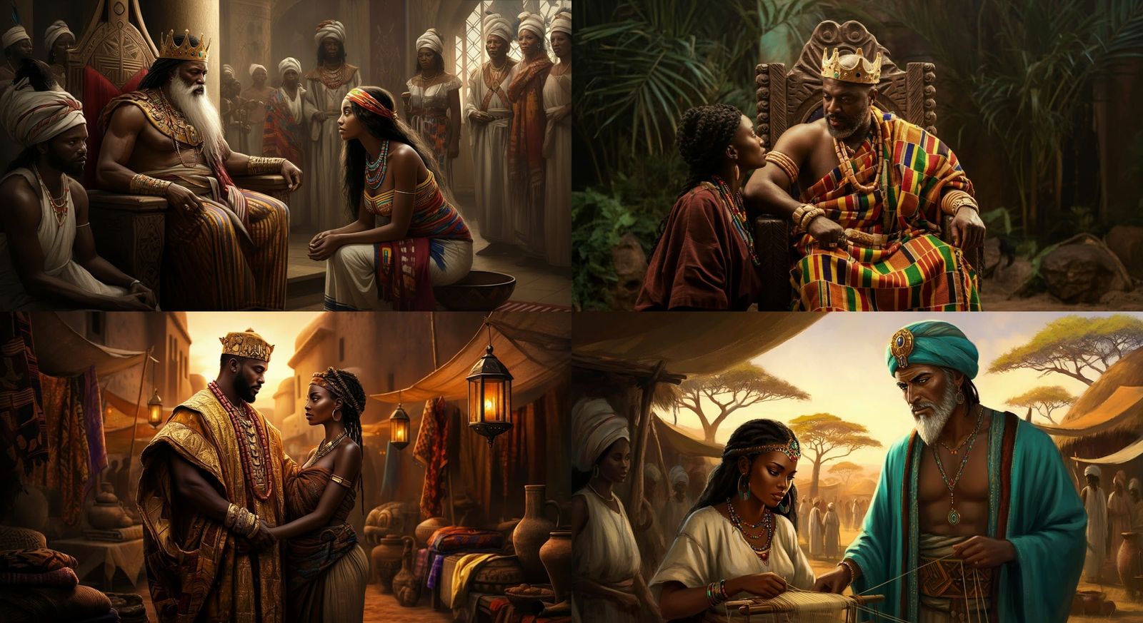 African King and Queen: A Love Story