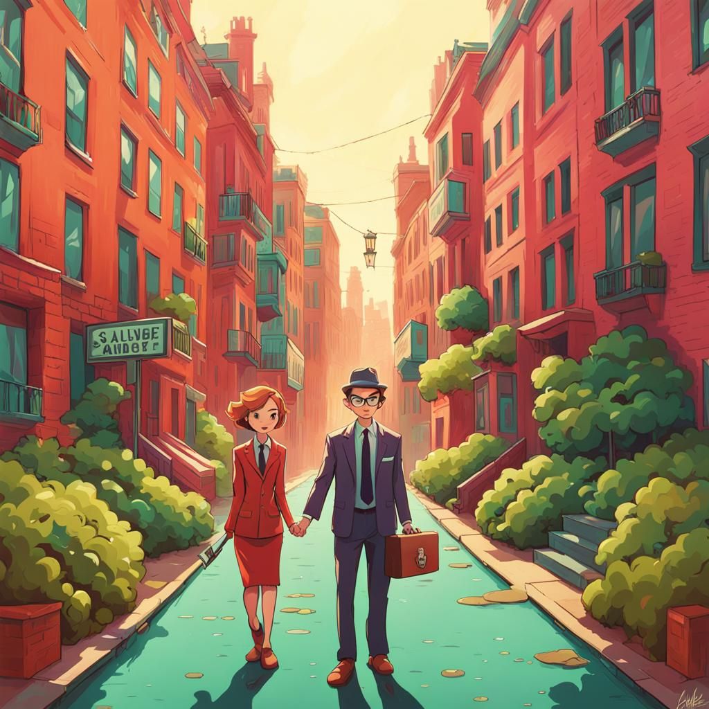 Eldritch Dystopian Violence in Retro Expressionism Style