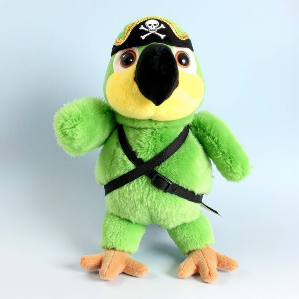 Pirate Parrot Plushie