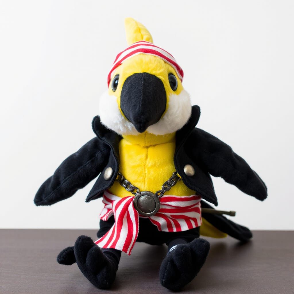 Pirate Parrot Plushie