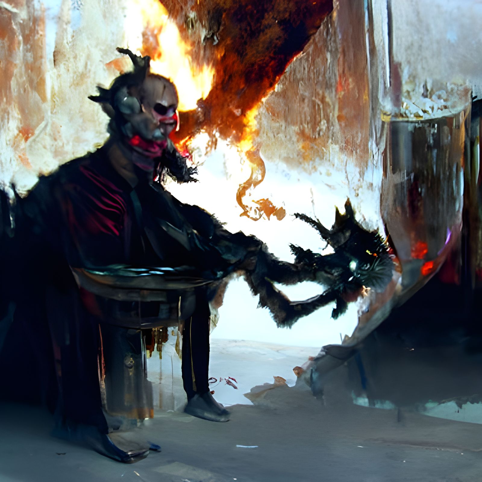 Infernal Drink: A Man's Sinister Descent into Hell