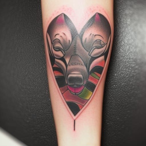 Simple Tattoo Design Generated by AI