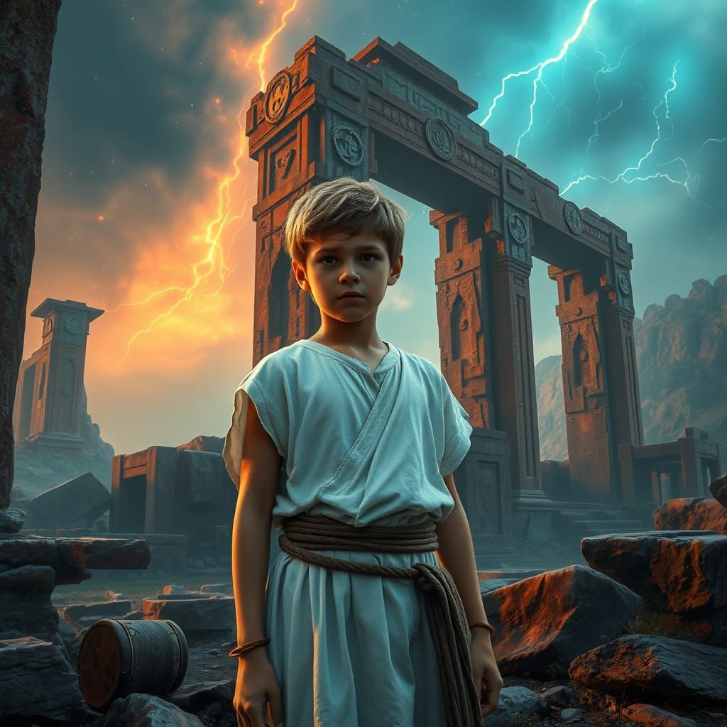 Mysterious Boy Discovers Ancient, Glowing Ruins in an Ethere...