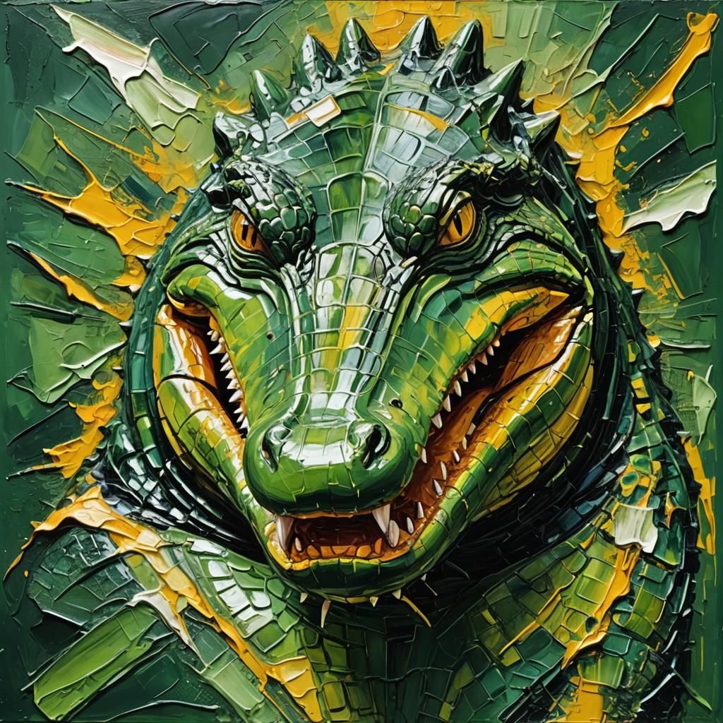 A groundbreaking conceptual painting using the innovative Ci...